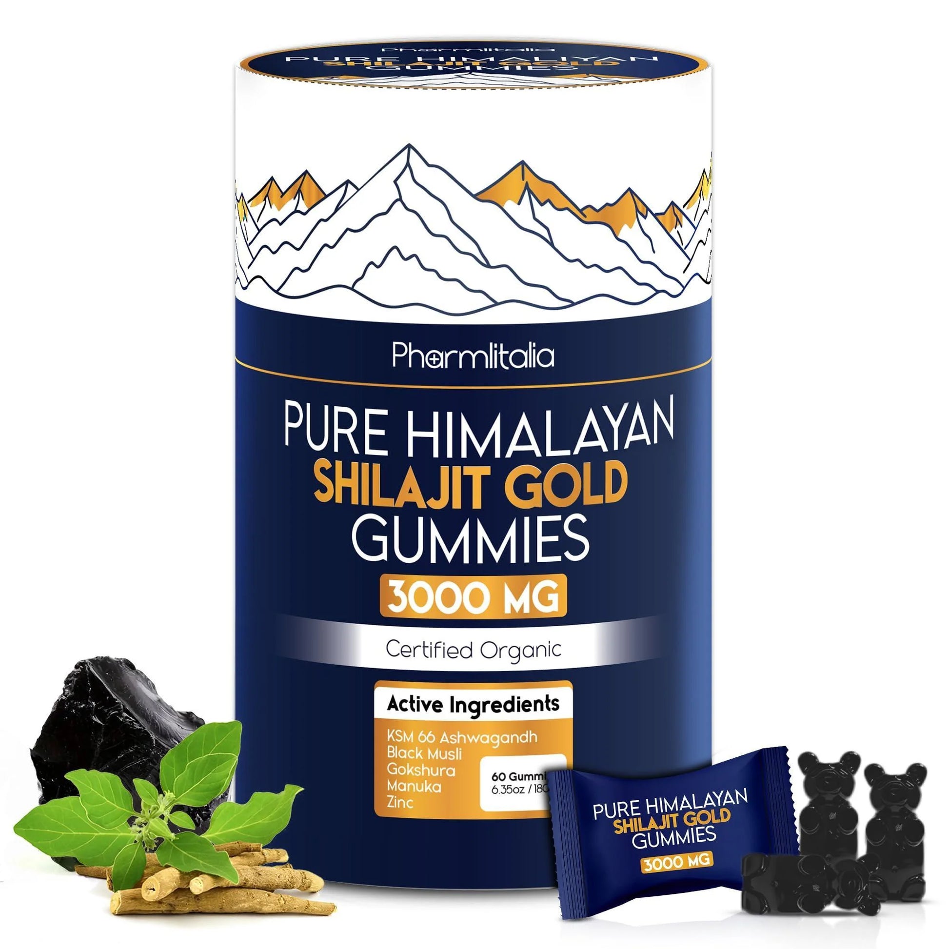 Pure Himalayan Shilajit Gold Gummies 